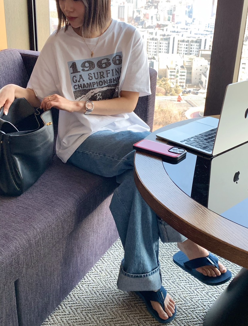 COURGETTE韓國代購女士新品真品職業推薦休閑時尚人氣T恤COURGETTET恤