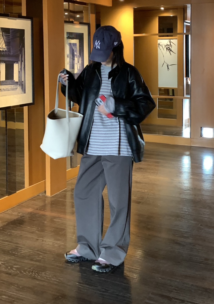 COURGETTE韓國代購女裝新款26春夏時尚人氣推薦真品皮衣皮革COURGETTE皮衣