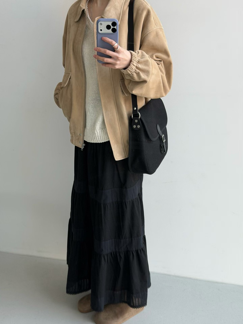 TAF韓國直郵女裝新款熱賣人氣26春夏真品職業推薦時尚長裙TAF長裙