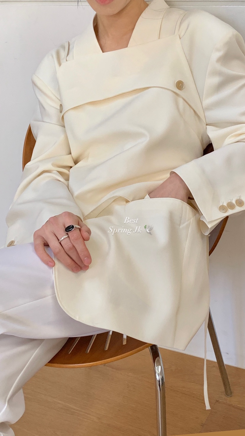 OVER RICH韓國直郵女士新品真品時尚職業26春夏熱賣夾克OVER RICH夾克