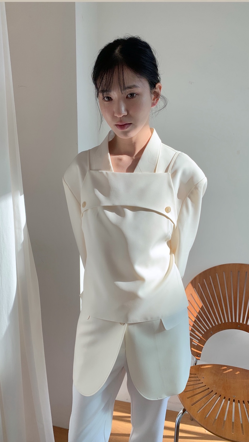 OVER RICH韓國直郵女士新品真品時尚職業26春夏熱賣夾克OVER RICH夾克