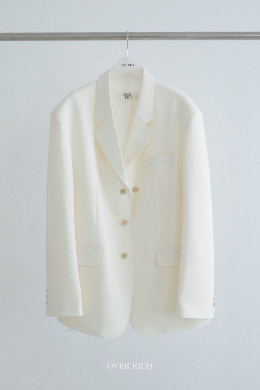 OVER RICH韓國直郵女士新品真品時尚職業26春夏熱賣夾克OVER RICH夾克圖色1