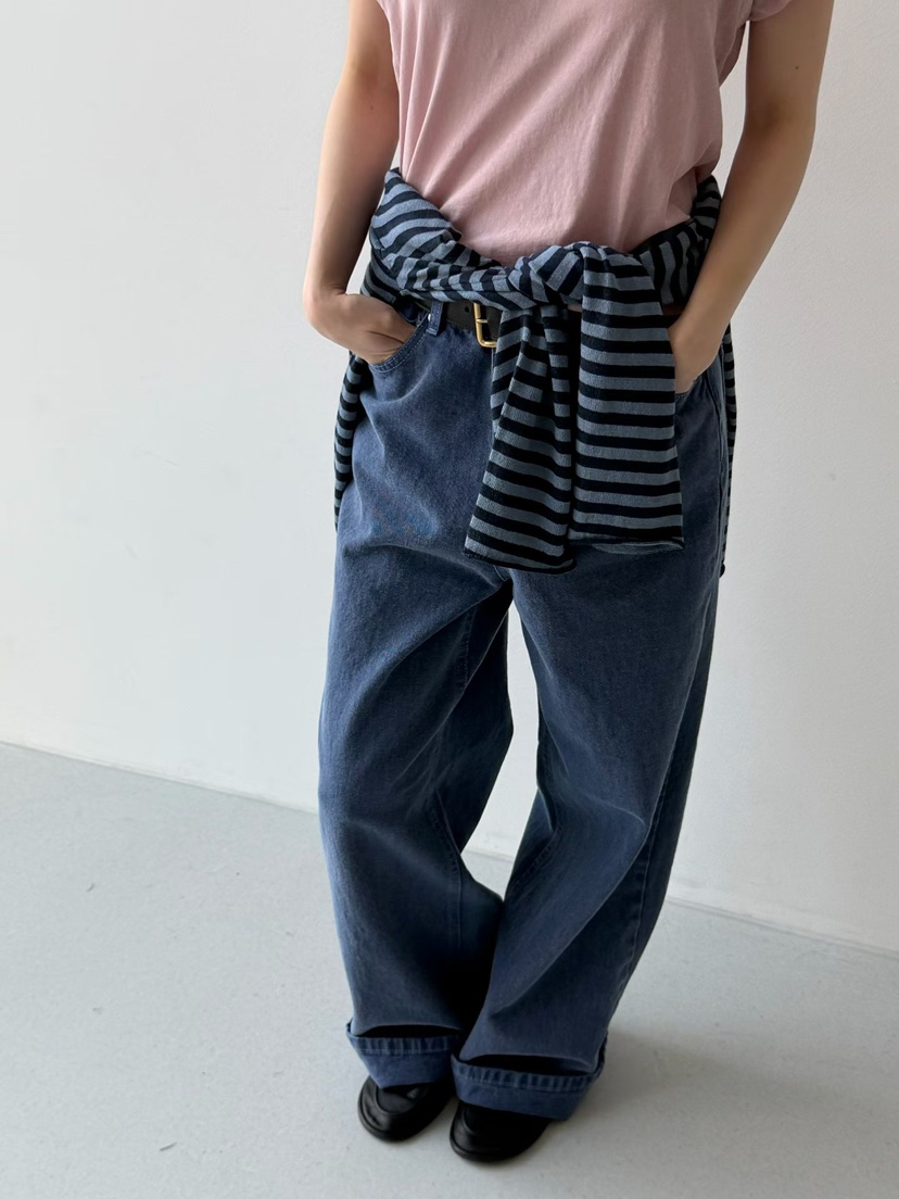 TAF韓國直郵女士新品時尚推薦人氣真品職業熱賣26春夏牛仔褲TAF牛仔褲