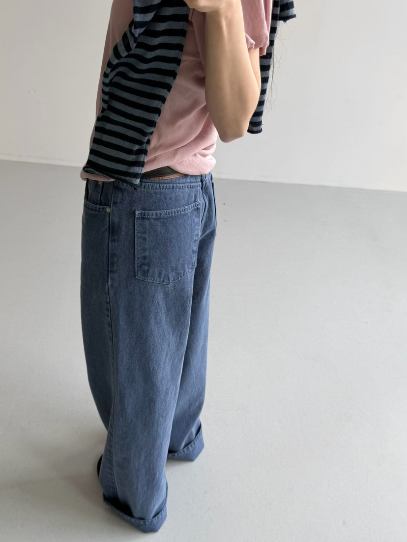 TAF韓國直郵女士新品時尚推薦人氣真品職業熱賣26春夏牛仔褲TAF牛仔褲