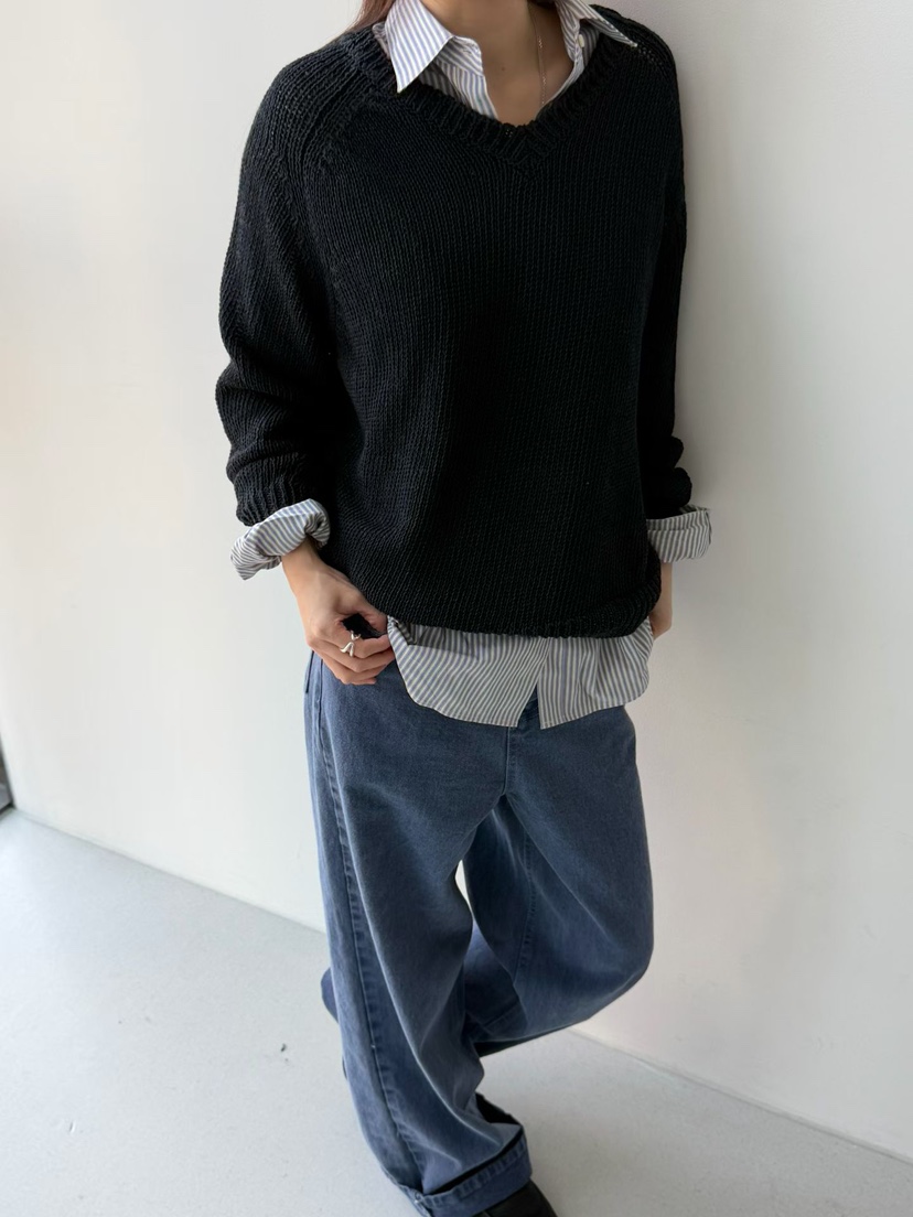 TAF韓國直郵女士新品時尚推薦人氣真品職業熱賣26春夏牛仔褲TAF牛仔褲