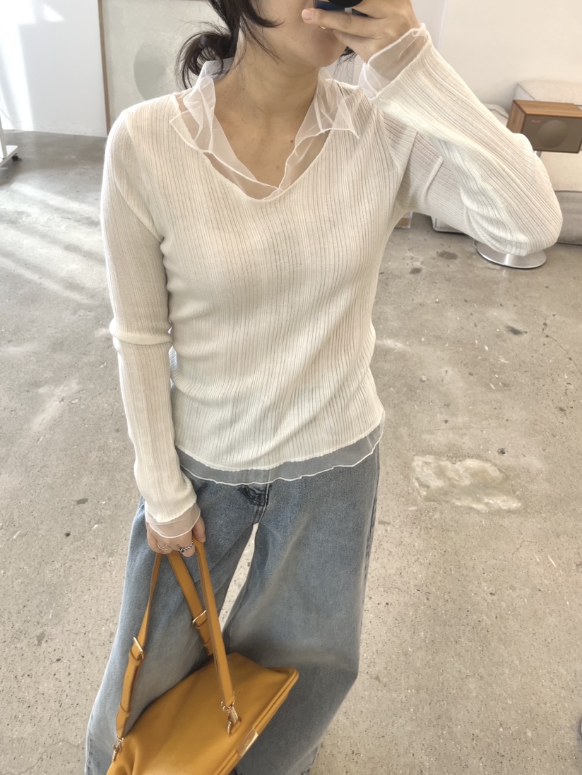 DARAK韓國代購女士新款時尚推薦熱賣休閑26春夏人氣長袖T恤DARAK長袖T恤