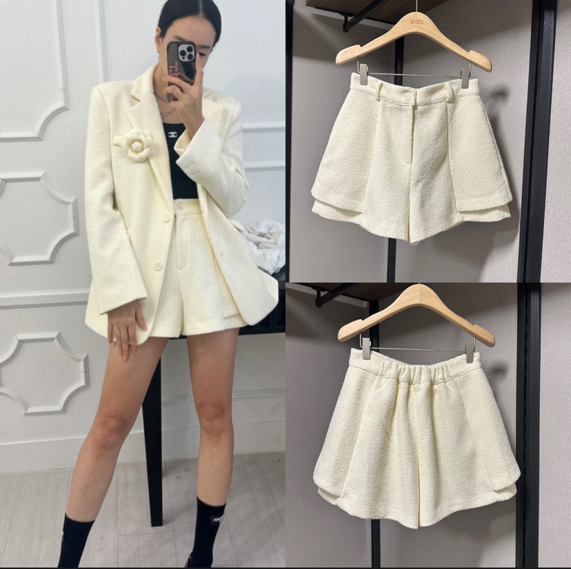 SOUIT東大門實拍女裝新品時尚休閑推薦熱賣真品夾克粗花呢SOUIT by mabel-L夾克