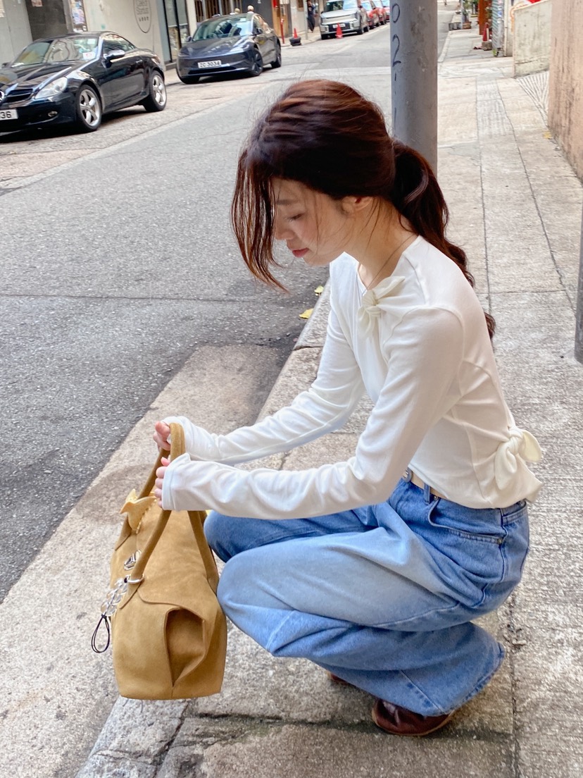 ERUME韓國代購女裝新款真品人氣休閑職業時尚熱賣長袖T恤ERUME長袖T恤