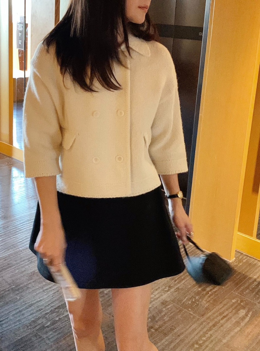 COURGETTE韓國代購女裝新款熱賣職業推薦26春夏休閑針織衫COURGETTE針織衫