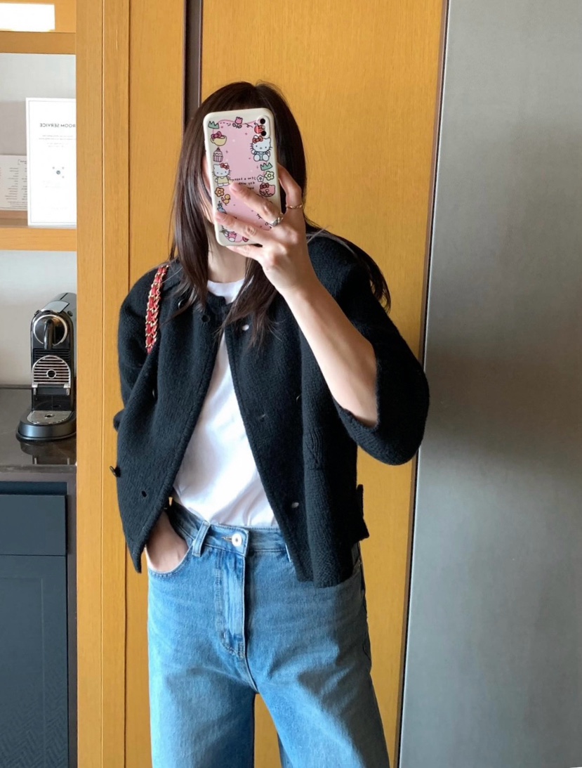 COURGETTE韓國代購女裝新款熱賣職業推薦26春夏休閑針織衫COURGETTE針織衫