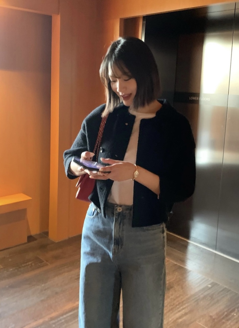 COURGETTE韓國代購女裝新款熱賣職業推薦26春夏休閑針織衫COURGETTE針織衫