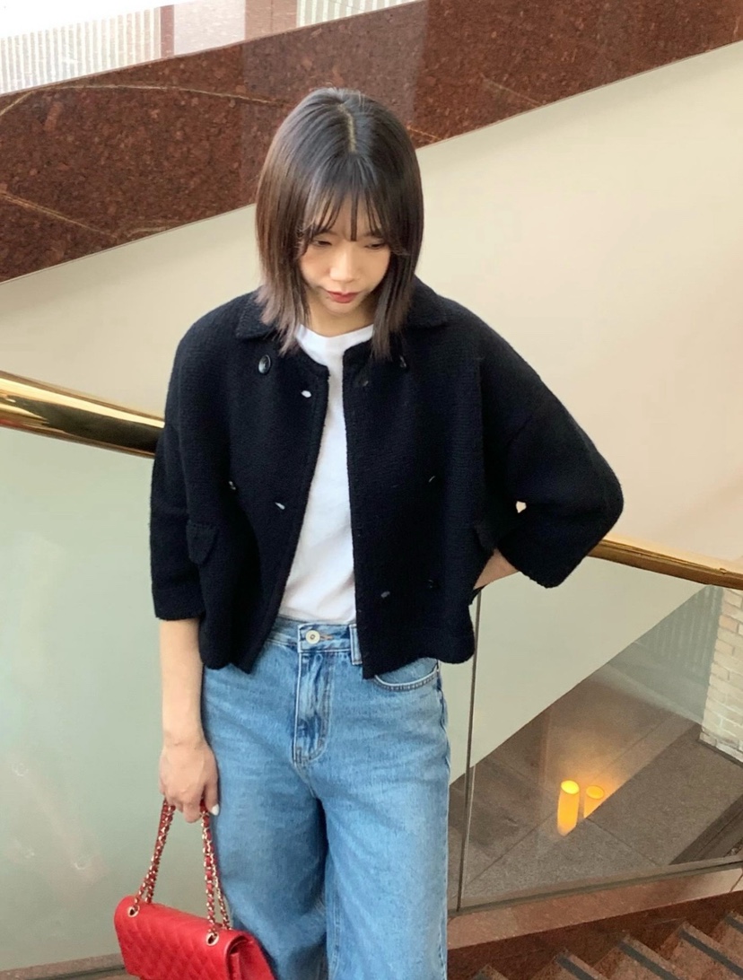 COURGETTE韓國代購女裝新款熱賣職業推薦26春夏休閑針織衫COURGETTE針織衫圖色2