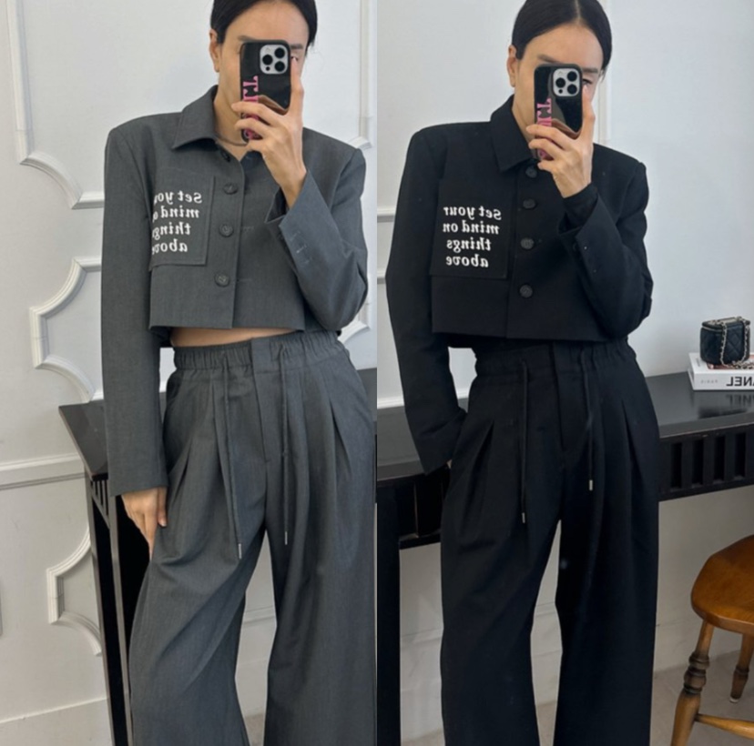 SOUIT韓國直郵女士新品真品26春夏人氣休閑熱賣職業時尚夾克SOUIT by mabel-L夾克