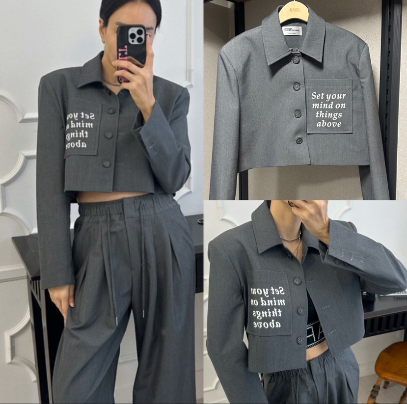 SOUIT韓國直郵女士新品真品26春夏人氣休閑熱賣職業時尚夾克SOUIT by mabel-L夾克