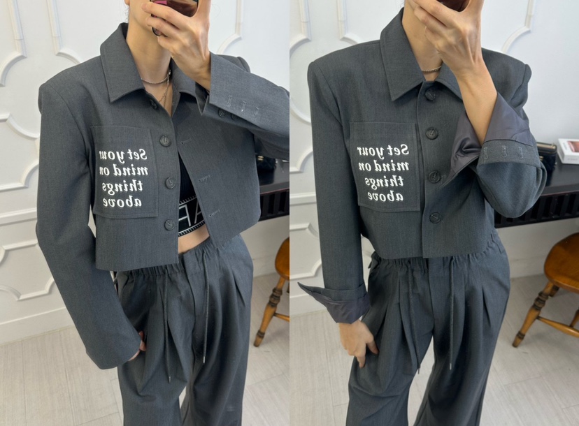 SOUIT韓國直郵女士新品真品26春夏人氣休閑熱賣職業時尚夾克SOUIT by mabel-L夾克