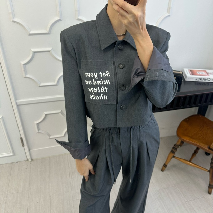 SOUIT韓國直郵女士新品真品26春夏人氣休閑熱賣職業時尚夾克SOUIT by mabel-L夾克