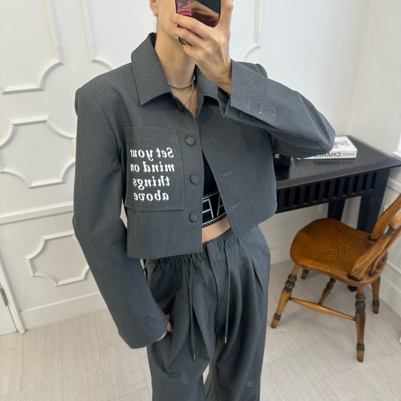 SOUIT韓國直郵女士新品真品26春夏人氣休閑熱賣職業時尚夾克SOUIT by mabel-L夾克