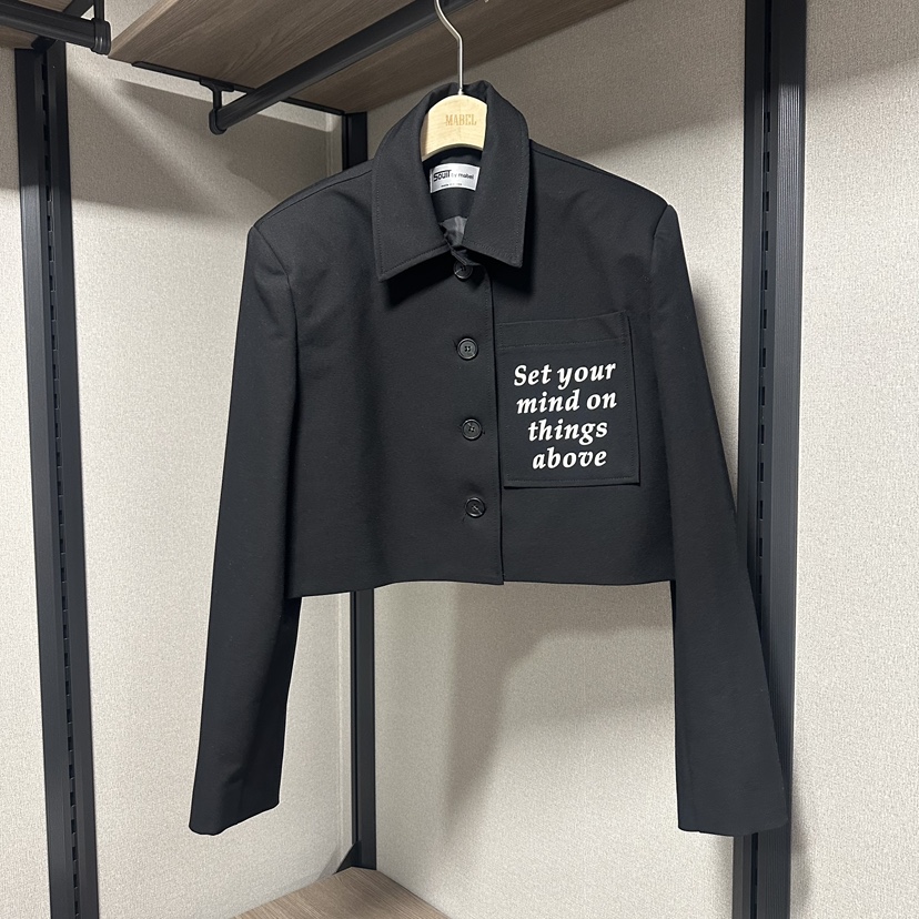 SOUIT韓國直郵女士新品真品26春夏人氣休閑熱賣職業時尚夾克SOUIT by mabel-L夾克圖色2