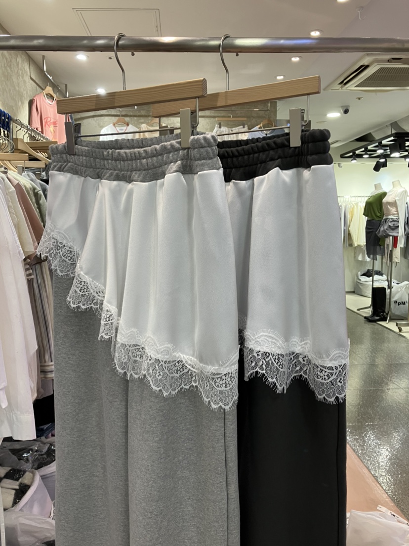 PIN-UP韓國代購女裝新款職業推薦時尚熱賣真品休閑褲蕾絲PIN-UP休閑褲