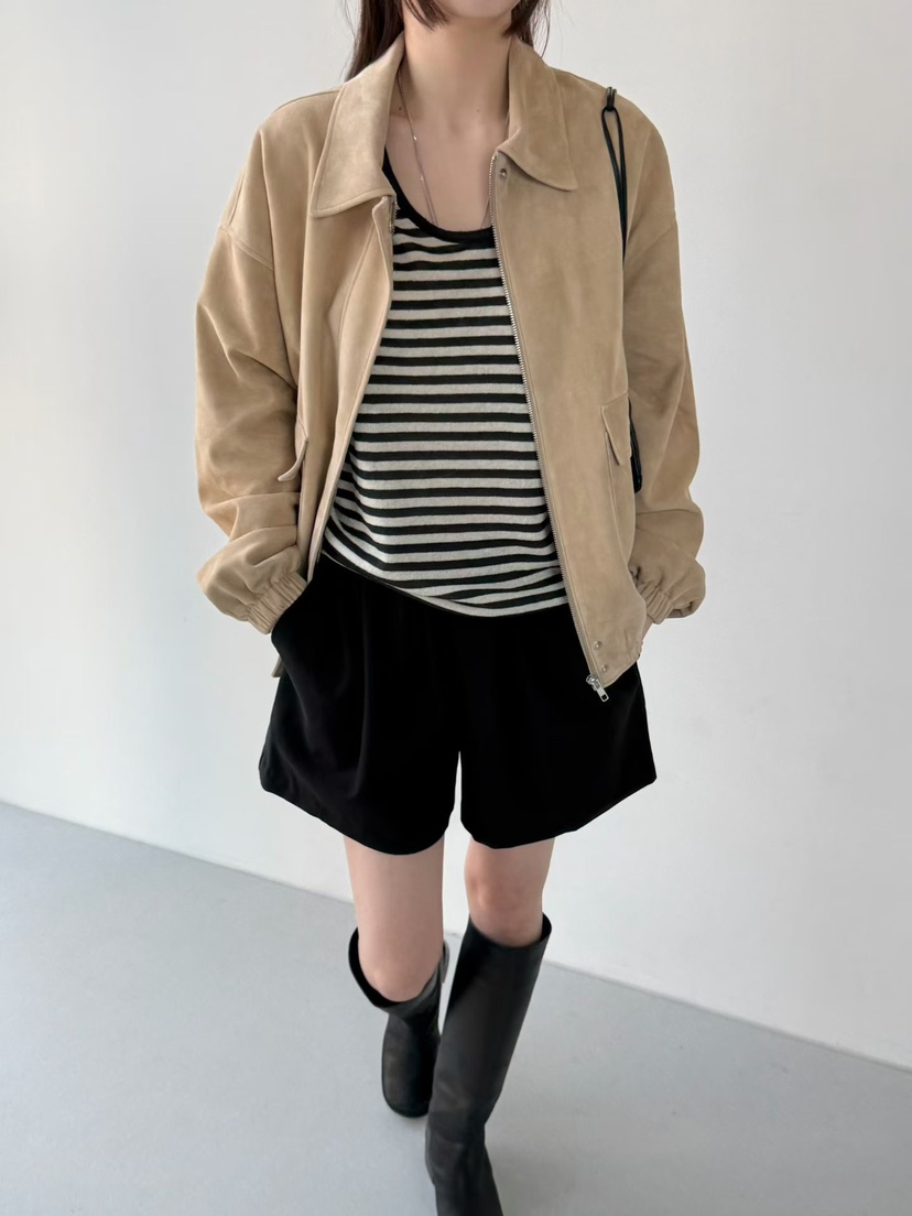 TAF東大門直郵女士新款休閑26春夏人氣推薦職業針織衫亞麻TAF針織衫