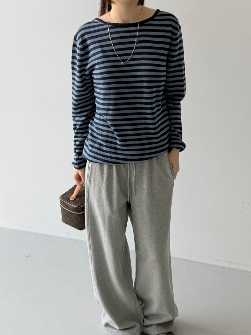 TAF東大門直郵女士新款休閑26春夏人氣推薦職業針織衫亞麻TAF針織衫