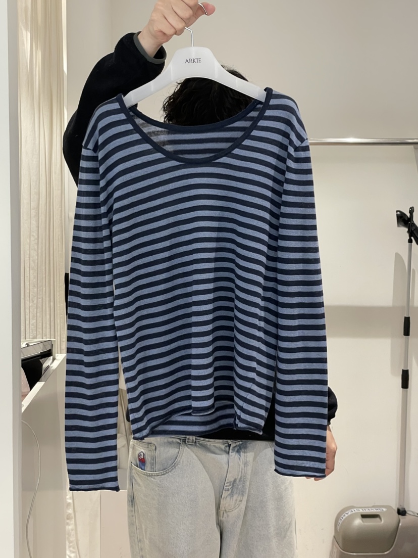 TAF東大門直郵女士新款休閑26春夏人氣推薦職業針織衫亞麻TAF針織衫圖色3