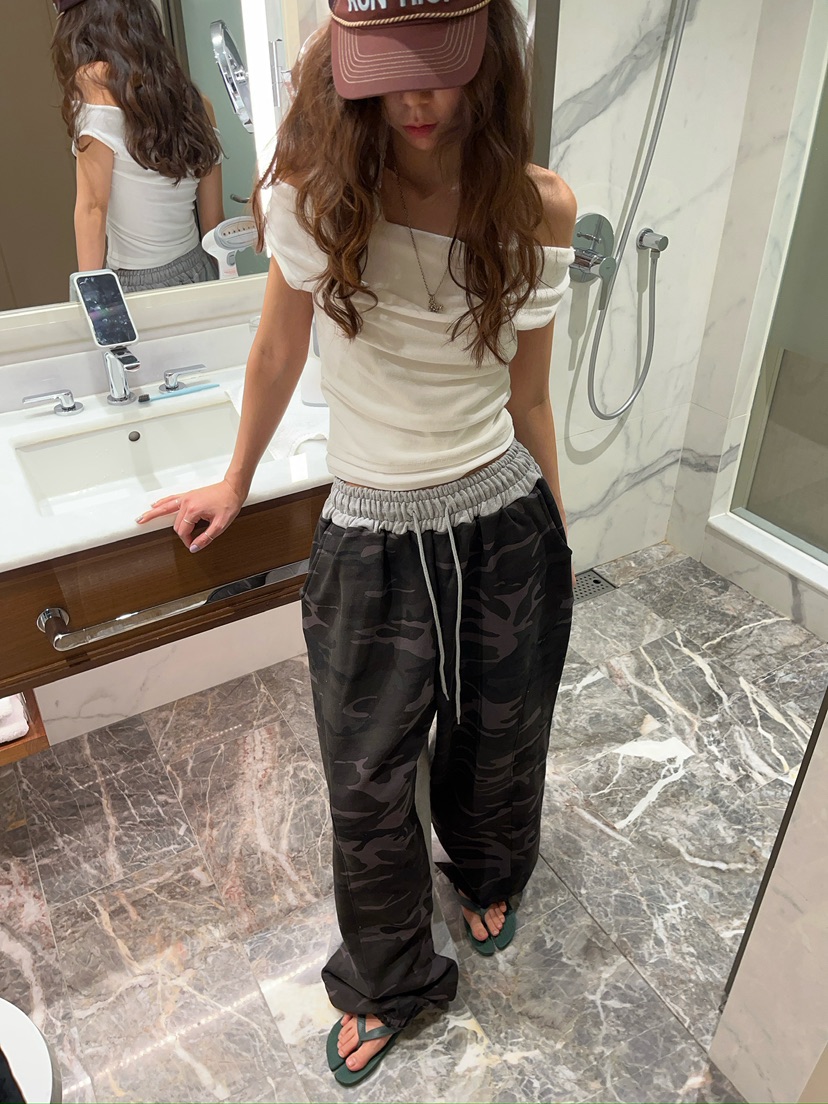 LOVE PULL東大門直郵女裝新款26春夏休閑推薦真品T恤褶皺LOVE PULLT恤