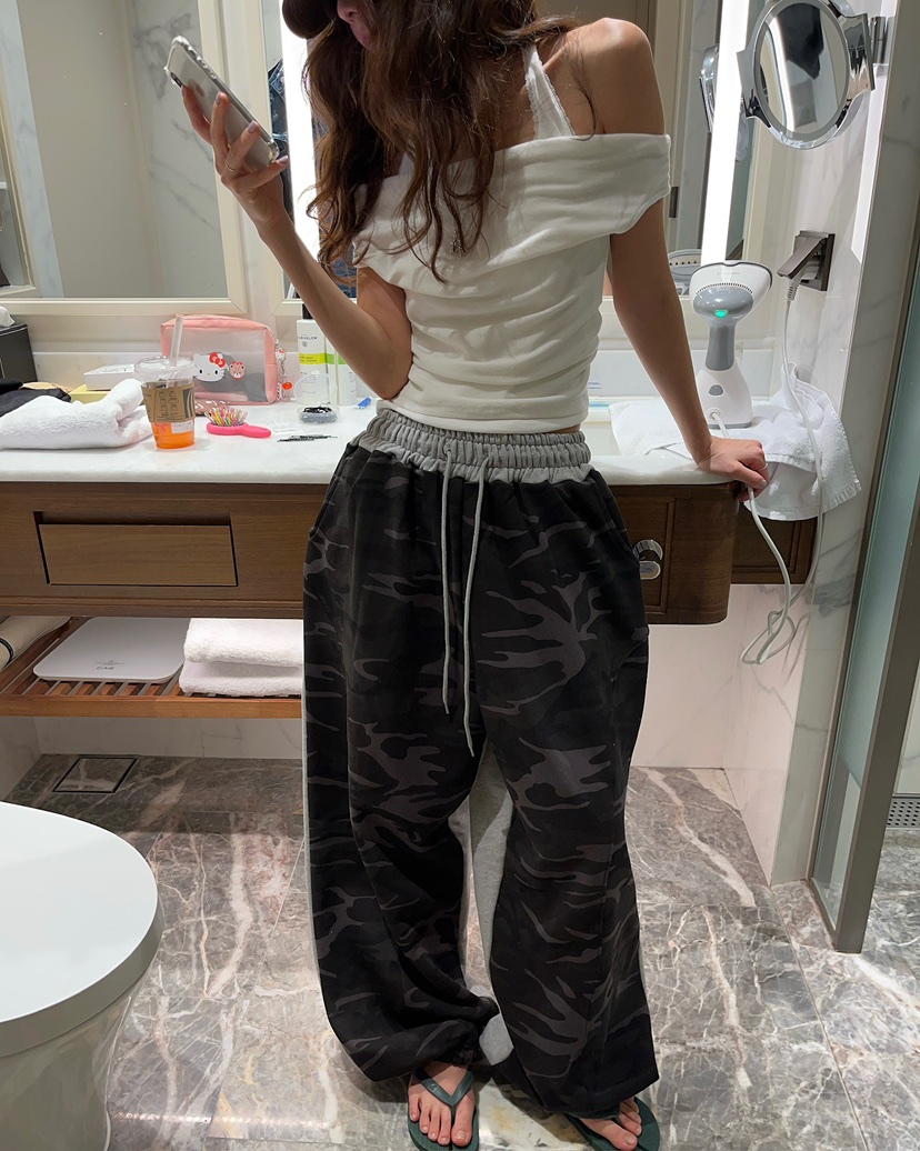 LOVE PULL東大門直郵女裝新款26春夏休閑推薦真品T恤褶皺LOVE PULLT恤