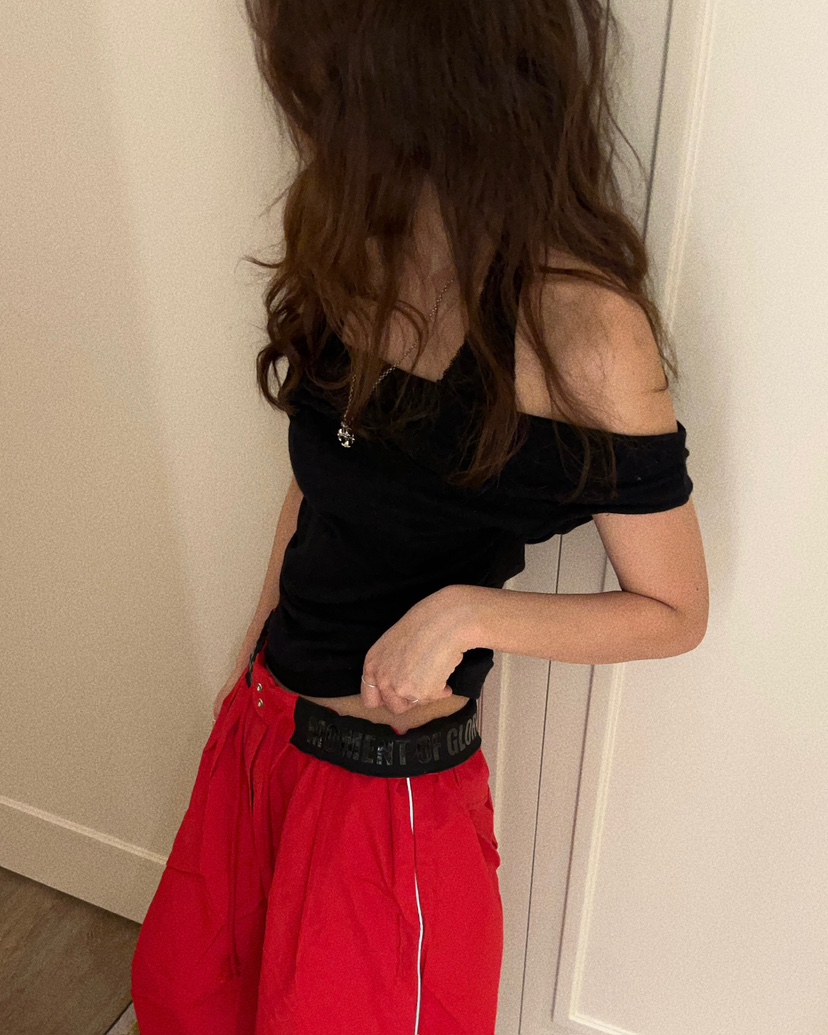 LOVE PULL東大門直郵女裝新款26春夏休閑推薦真品T恤褶皺LOVE PULLT恤