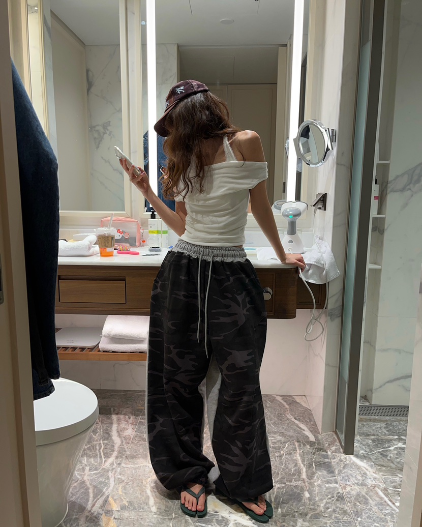 LOVE PULL東大門直郵女裝新款26春夏休閑推薦真品T恤褶皺LOVE PULLT恤