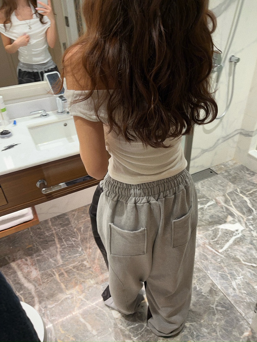 LOVE PULL東大門直郵女裝新款26春夏休閑推薦真品T恤褶皺LOVE PULLT恤