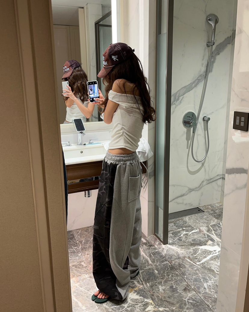 LOVE PULL東大門直郵女裝新款26春夏休閑推薦真品T恤褶皺LOVE PULLT恤