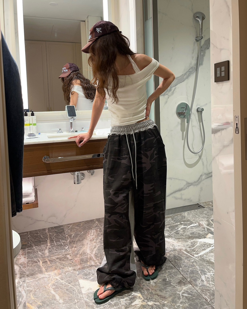 LOVE PULL東大門直郵女裝新款26春夏休閑推薦真品T恤褶皺LOVE PULLT恤