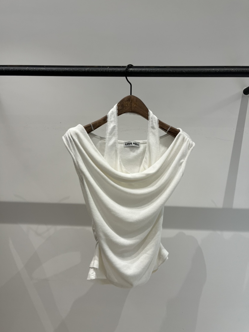 LOVE PULL東大門直郵女裝新款26春夏休閑推薦真品T恤褶皺LOVE PULLT恤圖色2