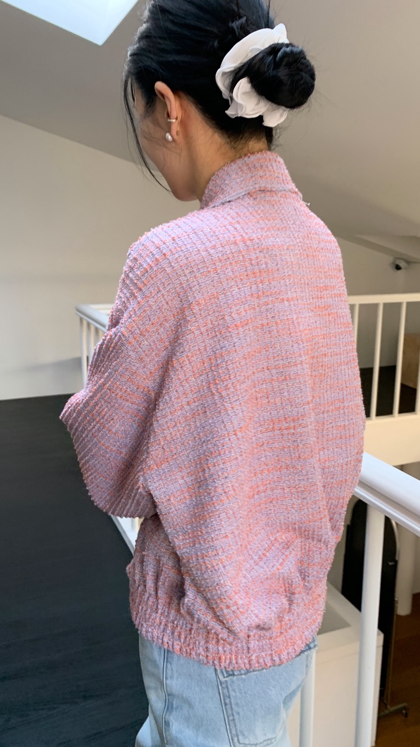 OVER RICH東大門代購女裝新款職業26春夏熱賣夾克粗花呢OVER RICH夾克