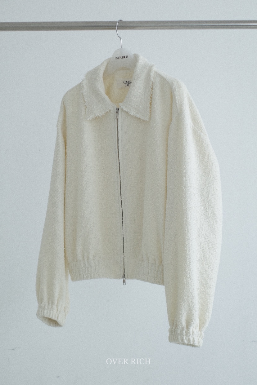 OVER RICH東大門代購女裝新款職業26春夏熱賣夾克粗花呢OVER RICH夾克圖色2