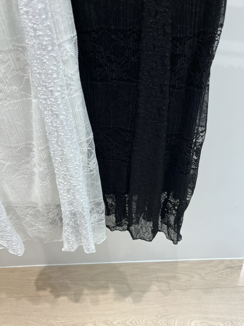 LOVE PULL東大門代購女士新品推薦26春夏人氣長裙蕾絲褶裥LOVE PULL長裙