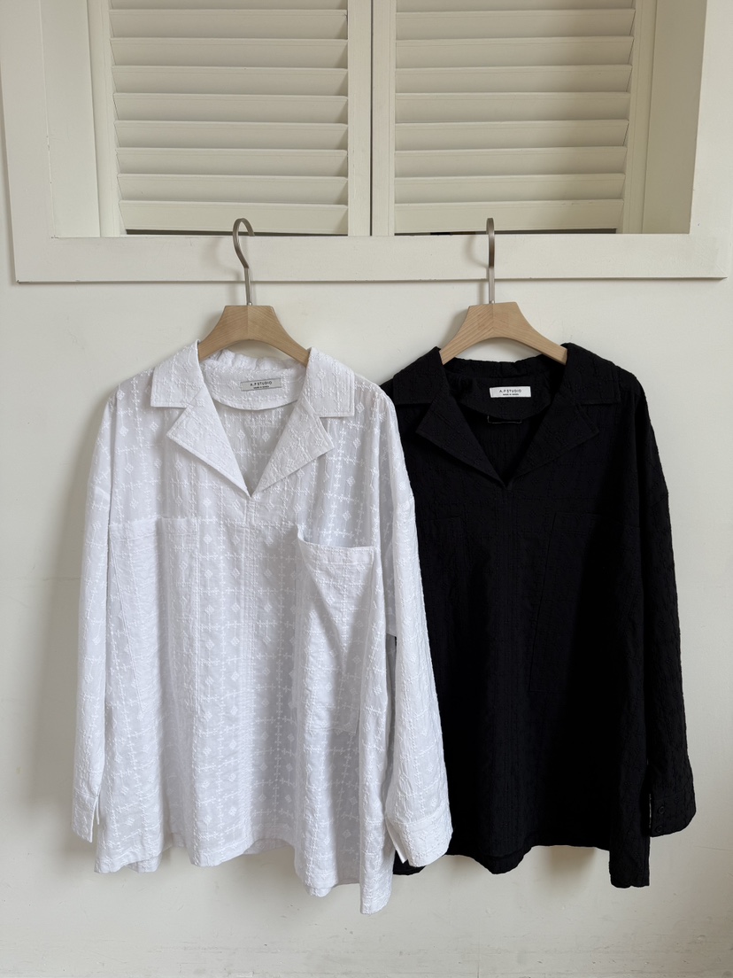 A P-STUDIO東大門直郵女裝新品人氣職業真品襯衫蕾絲衫A P-STUDIO襯衫/蕾絲衫圖色2左二色