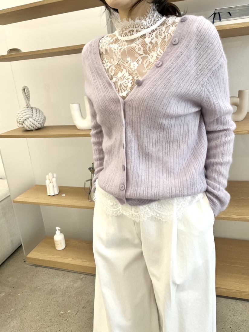 DARAK韓國直郵女裝新款時尚26春夏熱賣休閑襯衫蕾絲衫蕾絲DARAK襯衫/蕾絲衫