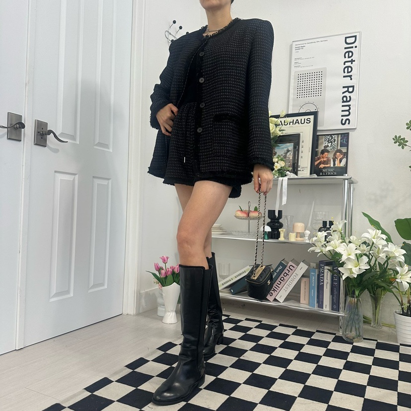 SOUIT東大門代購女士新款職業人氣休閑推薦時尚熱賣夾克花呢SOUIT by mabel-L夾克