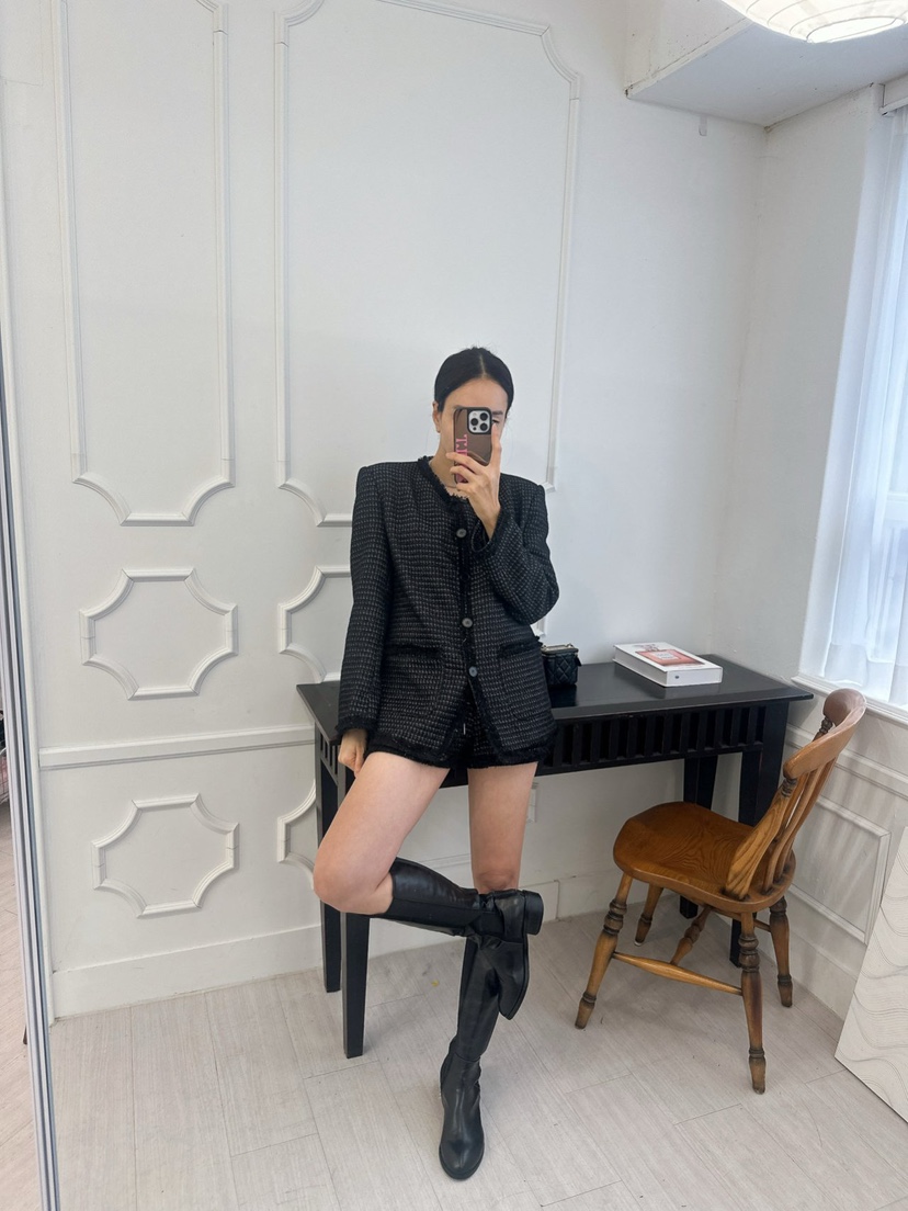 SOUIT東大門代購女士新款職業人氣休閑推薦時尚熱賣夾克花呢SOUIT by mabel-L夾克