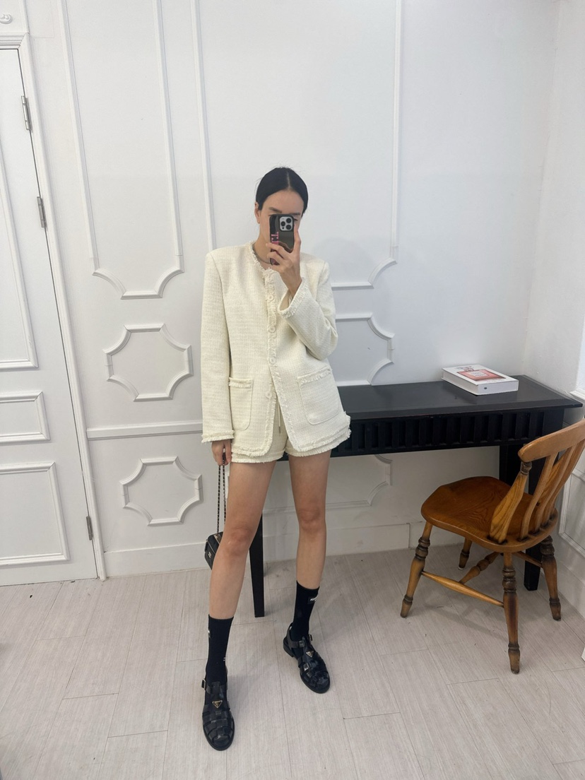 SOUIT東大門代購女士新款職業人氣休閑推薦時尚熱賣夾克花呢SOUIT by mabel-L夾克