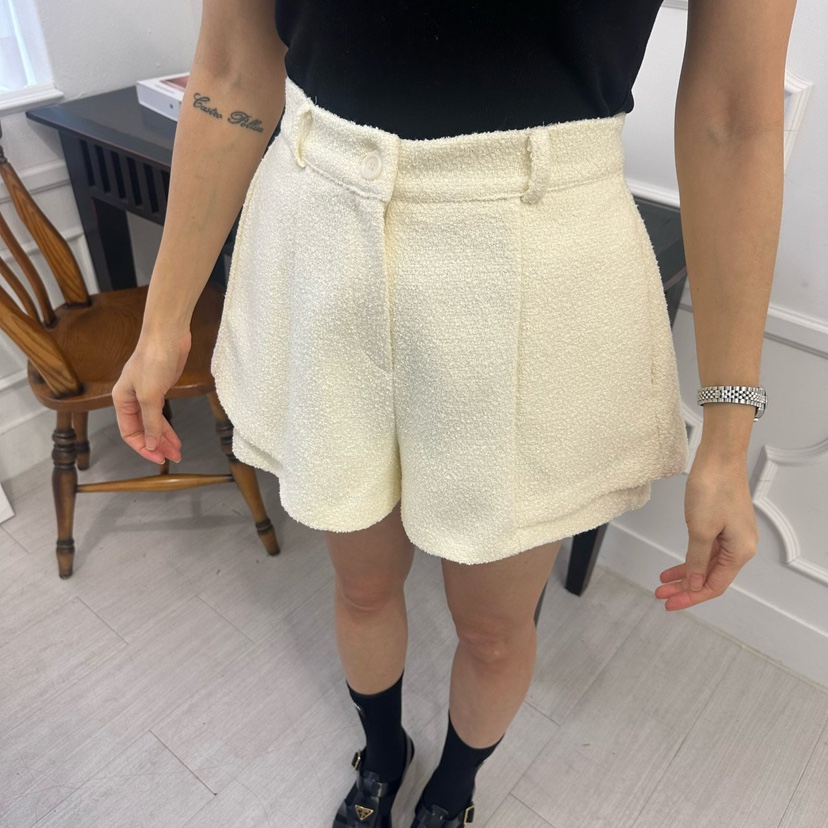 SOUIT東大門實拍女士新品時尚26春夏推薦職業真品短褲粗花呢SOUIT by mabel-L短褲