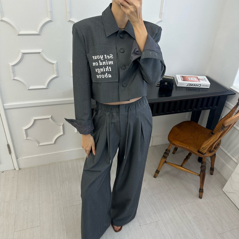 SOUIT東大門直郵女裝新品休閑職業熱賣26春夏推薦真品休閑褲SOUIT by mabel-L休閑褲