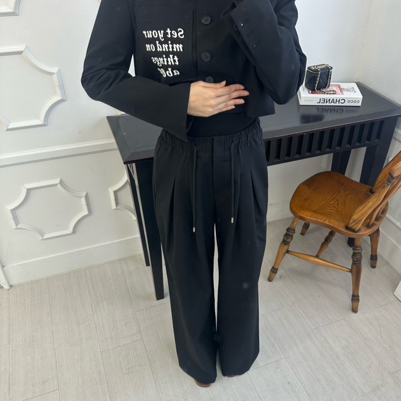 SOUIT東大門直郵女裝新品休閑職業熱賣26春夏推薦真品休閑褲SOUIT by mabel-L休閑褲