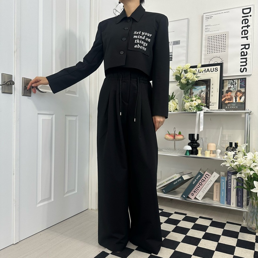 SOUIT東大門直郵女裝新品休閑職業熱賣26春夏推薦真品休閑褲SOUIT by mabel-L休閑褲