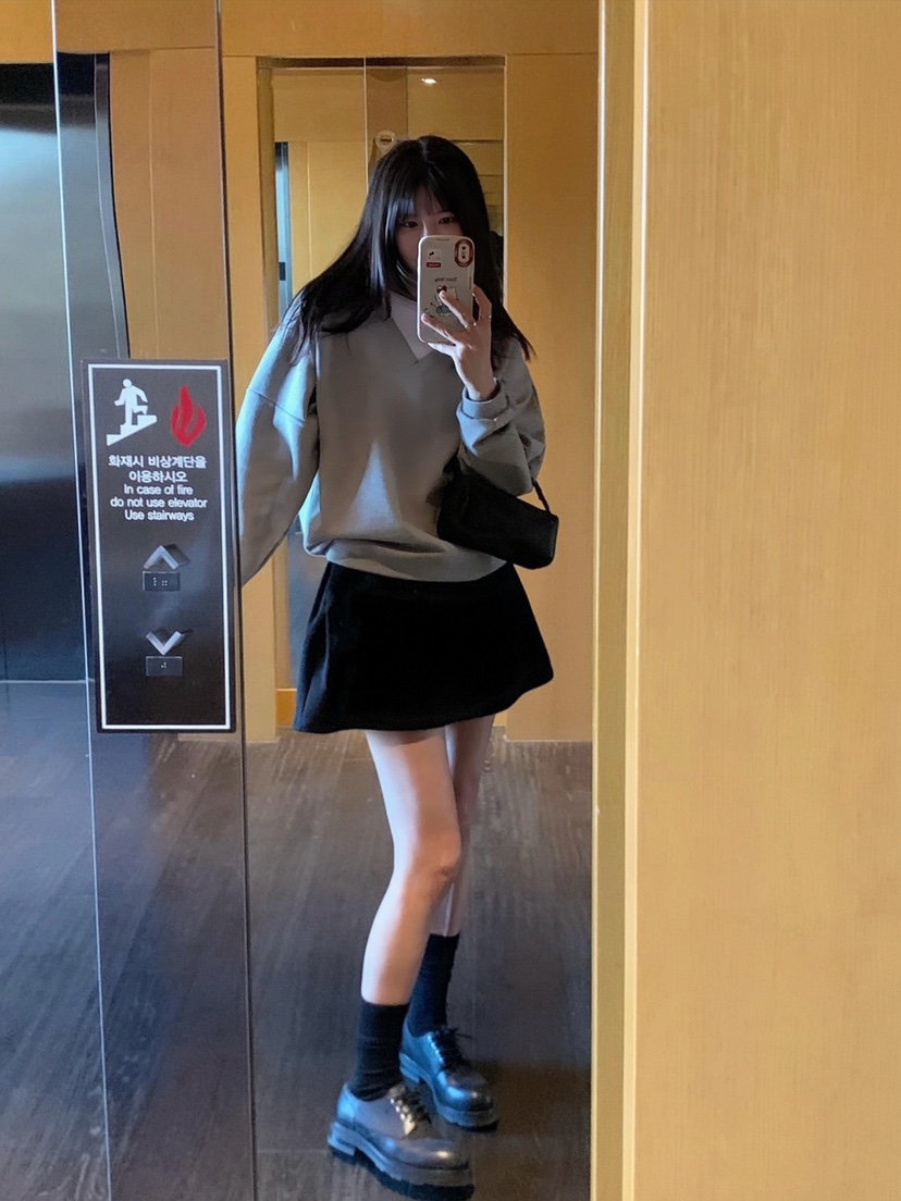 COURGETTE韓國代購女士新款人氣26春夏職業真品休閑熱賣衛衣COURGETTE衛衣