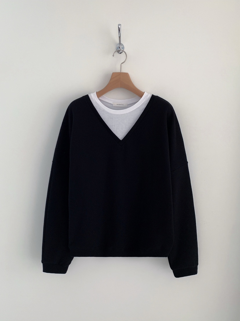 COURGETTE韓國代購女士新款人氣26春夏職業真品休閑熱賣衛衣COURGETTE衛衣圖色2