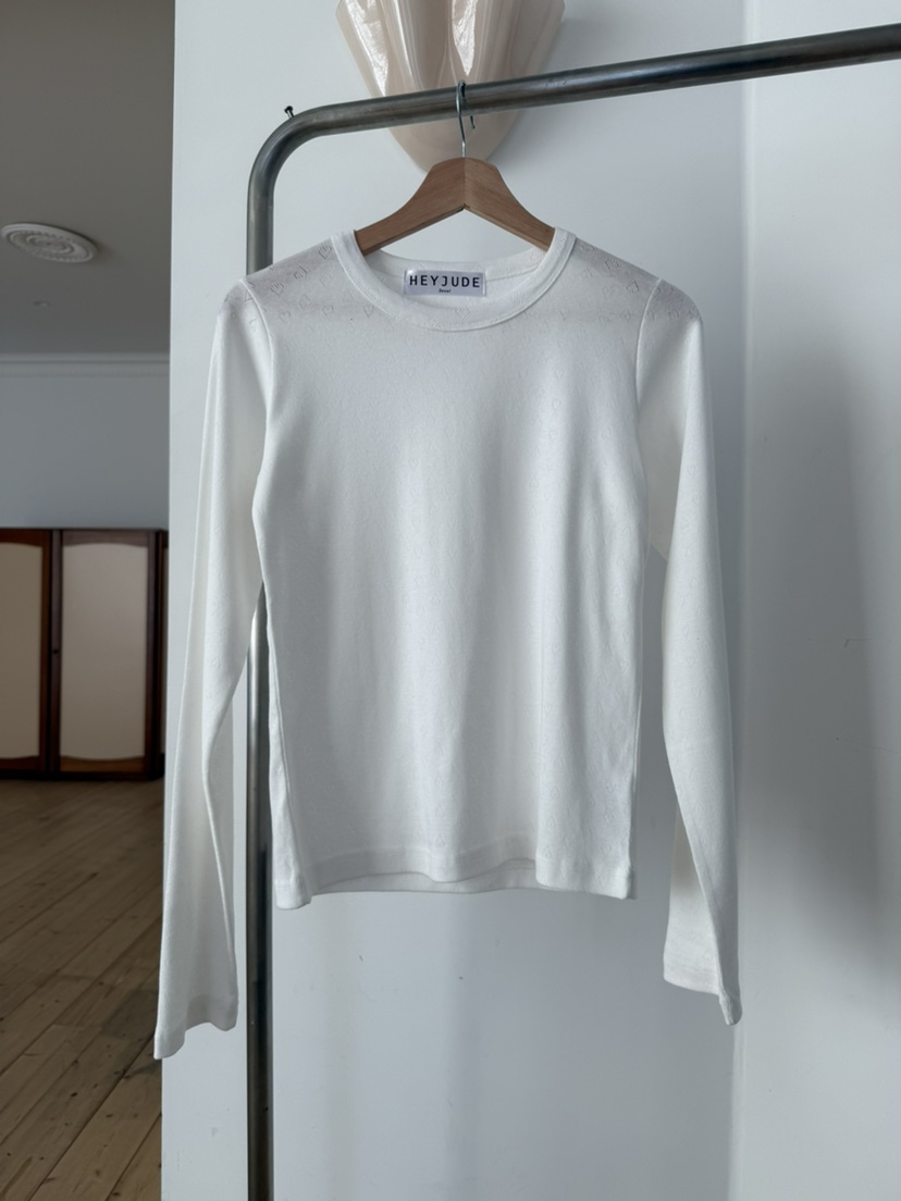 HEYJUDE韓國直郵女士新品時尚人氣推薦熱賣26春夏長袖T恤HEYJUDE長袖T恤圖色2