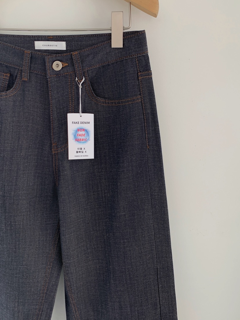 COURGETTE韓國代購女裝新品推薦休閑真品26春夏熱賣牛仔褲COURGETTE牛仔褲